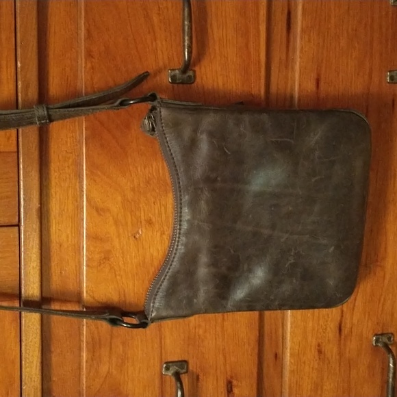 Frye - Melissa Swing Pack Crossbody Bag - Charcoal Grey - Adj. Strap-Pre-owned - Picture 4 of 11